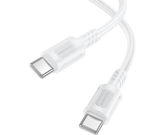 USB кабель Borofone BX111 60W USB-C to USB-C 1.0m белый Дата USB-кабели