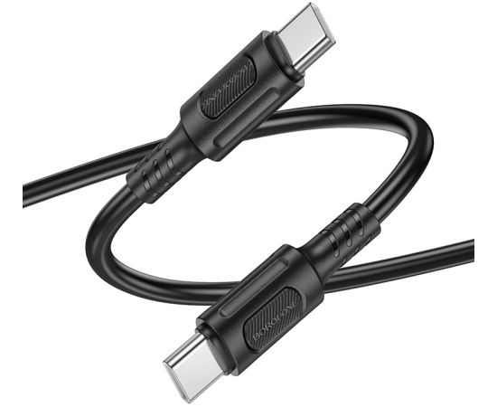 USB кабель Borofone BX111 60W USB-C to USB-C 1.0m черный Дата USB-кабели