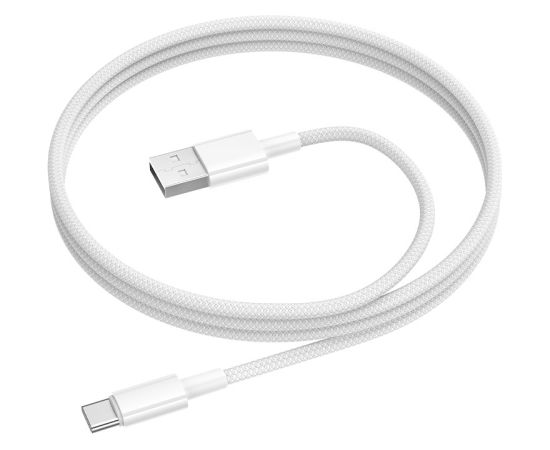 USB кабель Borofone BX117 USB-A to USB-C 1.0m белый Дата USB-кабели