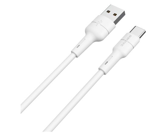 USB кабель Borofone BX30 Type-C 1m силиконовый белый Дата USB-кабели