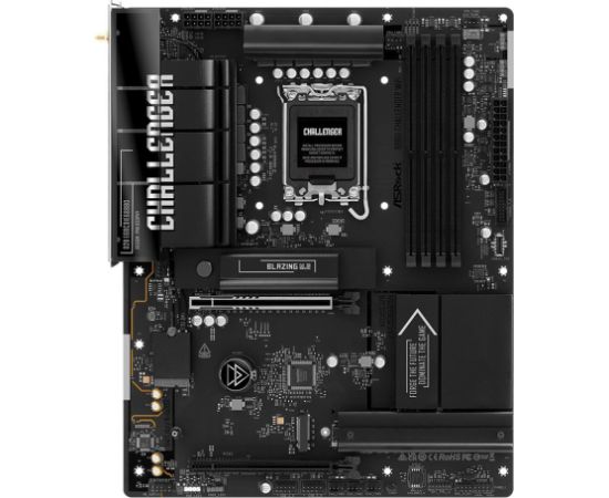 Mainboard ASROCK Intel B860 LGA 1851 (Socket V1) ATX RAM DDR5-SDRAM 4xSlots Wi-Fi Yes Bluetooth Yes 1xNumber of M.2 (M) slots B860CHALLENGERWIFI Mātes plates