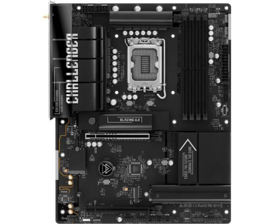 Mainboard ASROCK Intel B860 LGA 1851 (Socket V1) ATX RAM DDR5-SDRAM 4xSlots Wi-Fi Yes Bluetooth Yes 1xNumber of M.2 (M) slots B860CHALLENGERWIFI Mātes plates