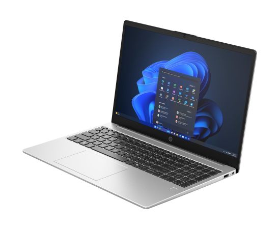 Notebook HP HP 255R G10 CPU AMD RyzenT 5 7535U 2.9 GHz 15.6 " 1920 x 1080 pixels RAM 8 GB DDR5-SDRAM SSD 512 GB Discrete graphics Not available On-board graphics Yes Numeric keypad Yes Keyboard language English OS installed Windows 11 Home Colour Silver W Portatīvie datori