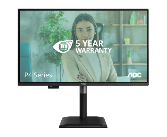 LCD Monitor AOC 27 " 2560 x 1440 pixels Wide Quad HD Native aspect ratio 16:9 Flat Q27P4U LED / LCD мониторы