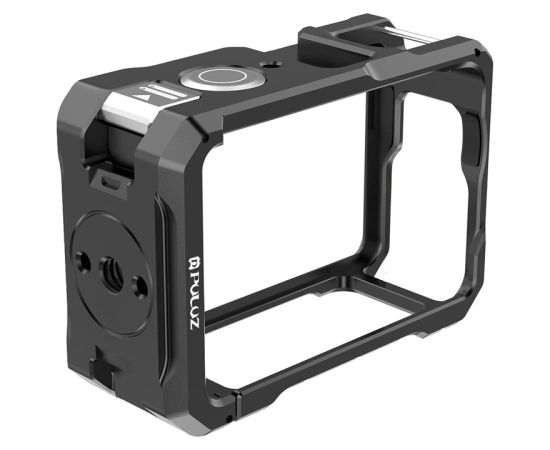 Puluz metal protective case with cold shoe mount for DJI Osmo Action 6 Sporta kameru aksesuāri