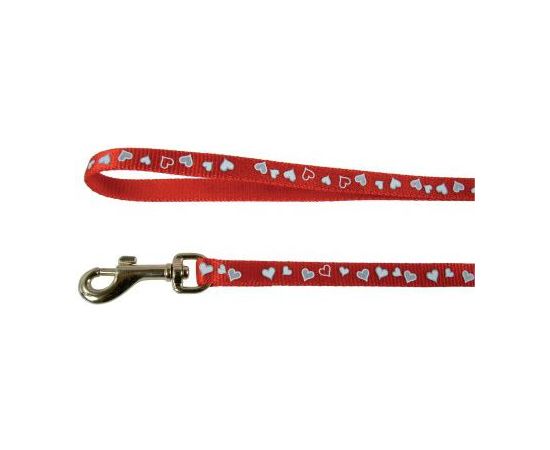 Zolux Smycz odblaskowa "Serce" 1m, czerwony Citas preces
