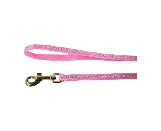 Zolux Smycz odblaskowa "Serce" 1m, czerwony Citas preces