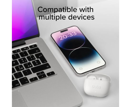 SBS wireless earbuds Go Pods TWS, white Jaunumi - Audio-Video