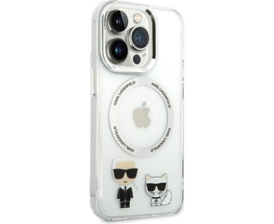 Karl Lagerfeld KLHMP14XHKCT Aizmugurējais Apvalks Priekš Apple iPhone 14 Pro Max Neoriģinālie Maciņi