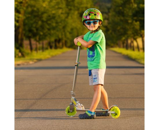 Worker Racer Urban Boy saliekamais skrejritenis ar apgaismotiem riteņiem (līdz 50 kg) Самокаты детские