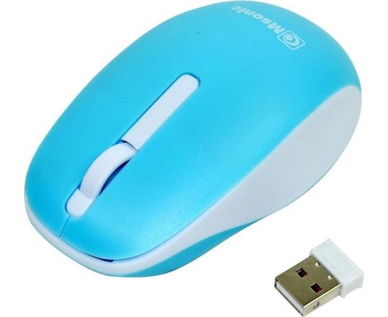 Vakoss MSONIC Wireless optical mouse MX707B 3D, 1000DPI, 2.4GHz, blue-white