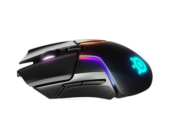 SteelSeries Rival 600 Gaming Mouse SteelSeries Gaming mouse, RGB LED light, Dual system: 1st - TrueMove 3 Optical Sensor 100-12000CPI; 2nd - Optical Depth Sensor;