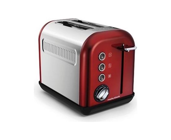 Morphy richards 222011 Red, Stainless steel, Number of slots 2, Number of power levels 7,