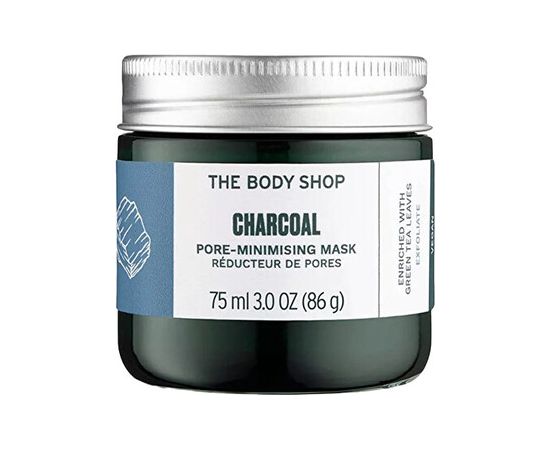 The Body Shop Charcoal Pore-Minimising Mask - Čisticí pleťová maska s aktivním uhlím 75ml Ķermeņa kosmētika