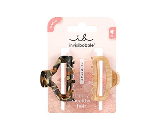 Invisibobble Clipstar M Golden Roar - Skřipec do vlasů ( 2 ks ) Matu kopšana
