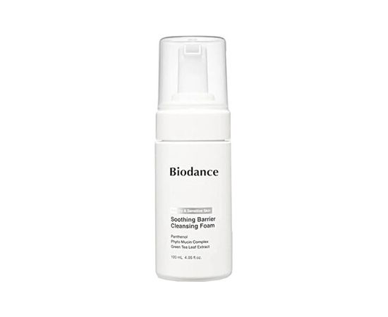 Biodance Soothing Barrier Cleansing Foam - Jemná čisticí pěna pro suchou, citlivou a podrážděnou pleť 120ml Ķermeņa kosmētika