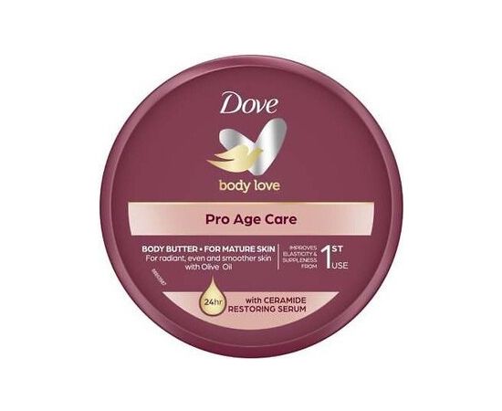 Dove Pro Age Body Butter - Tělové máslo pro zralou pokožku 250ml Ķermeņa kosmētika