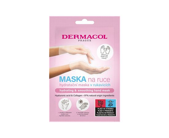 Dermacol Hand Mask ( 1 pár ) - Hydratační maska na ruce v rukavicích Духи и косметика