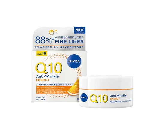 Nivea Q10 Energy Day Cream - Energizující denní krém 50ml Косметика для тела