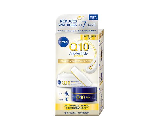 Nivea Q10 Anti-Wrinkle Power Duo - Dárková sada Ķermeņa kosmētika