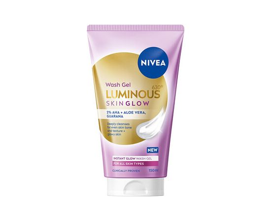 Nivea Luminous Skin Glow Wash Gel - Čisticí pleťový gel 150ml Косметика для тела
