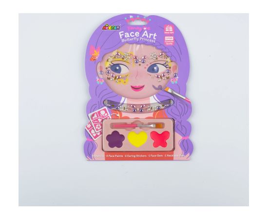 AVENIR Комплект для рисования на лице: Принцесса-бабочка Творческие игрушки