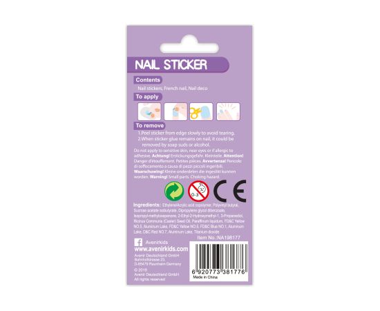 AVENIR Nagu uzlīmes: Ziedi Radošās rotaļlietas