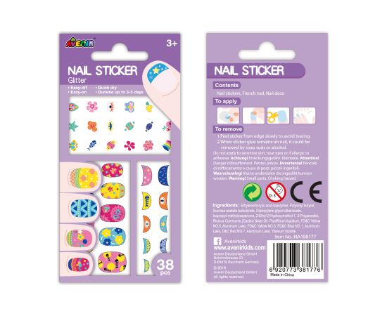 AVENIR Nagu uzlīmes: Ziedi Radošās rotaļlietas