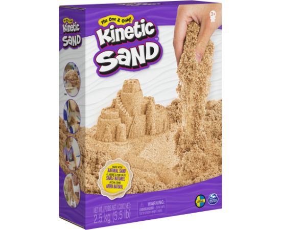 KINETIC SAND Кинетический песок 2,5kg, коричневый Новости - Детские товары