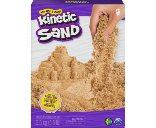 KINETIC SAND Кинетический песок 2,5kg, коричневый Новости - Детские товары