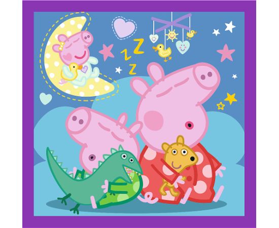 TREFL PEPPA PIG Комплект пазлов 3в1 Свинка Пеппа Пазлы