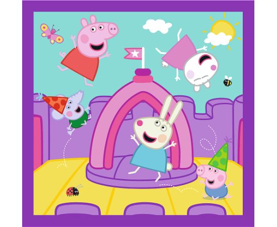 TREFL PEPPA PIG Комплект пазлов 3в1 Свинка Пеппа Пазлы