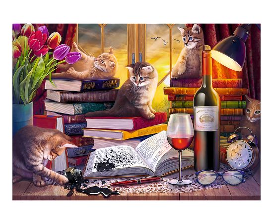 TREFL Пазл Кошачий вечер, 2000 шт. Пазлы