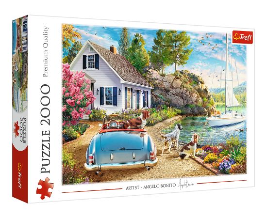 TREFL Пазл Дом у озера, 2000 шт. Пазлы