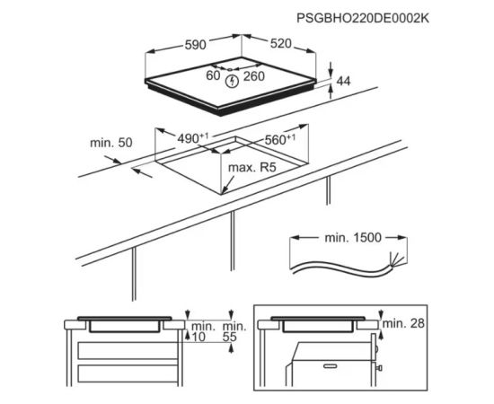 AEG TI64IG00FB Jaunumi Sadz. tehnika