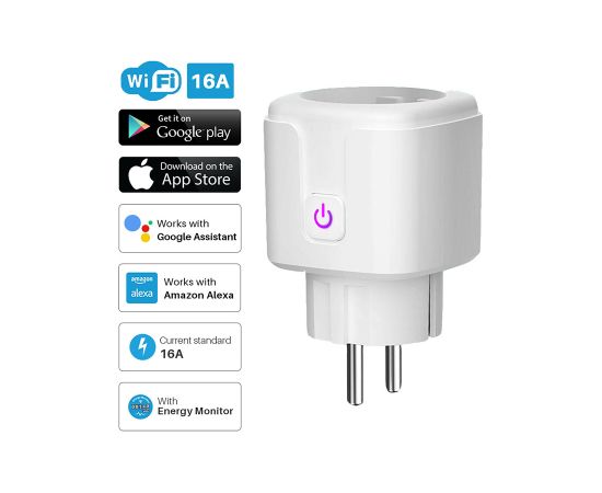 Goodbuy viedā rozete 16A | wifi | taimeris | smart life lietotne Viedie slēdži