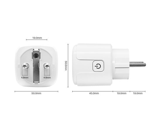 Goodbuy viedā rozete 16A | wifi | taimeris | smart life lietotne Viedie slēdži