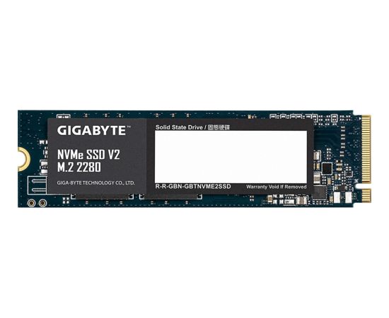 GigaByte NVMe SSD V2 256GB (PCIe 3.0 x4, NVMe 1.4, M.2 2280) Жесткие диски (SSD)