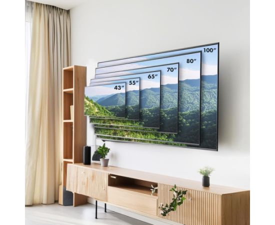 Maclean MC-422 TV Wall Mount Heavy Duty 43"-100" max VESA 800x400 120kg Tilting +/-15° Bracket Holder Hanger with Spirit Level Accessories Крепления для телевизоров