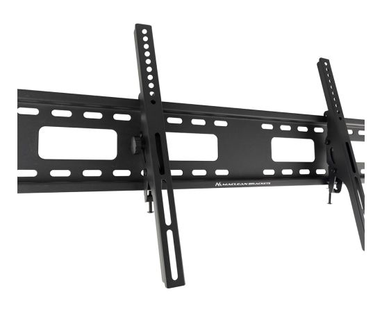 Maclean MC-422 TV Wall Mount Heavy Duty 43"-100" max VESA 800x400 120kg Tilting +/-15° Bracket Holder Hanger with Spirit Level Accessories Крепления для телевизоров