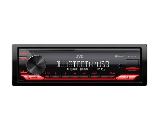 CAR RADIO JVC KDX-282BT RED Auto magnetolas