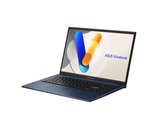 ASUS Vivobook 15 X1504VA-BQ4281W Core 3 100U 15.6"FHD IPS-level Panel 250nits 60Hz AG 16GB DDR5 SSD512 Intel Graphics WLAN+BT Cam 720p 42WHrs Win11 Quiet Blue Portatīvie datori