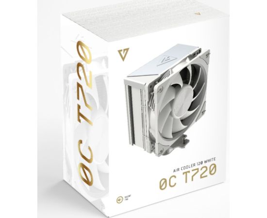 MODECOM Volcano 0C T720 Processor Air cooler 12 cm White Охлаждение процессора