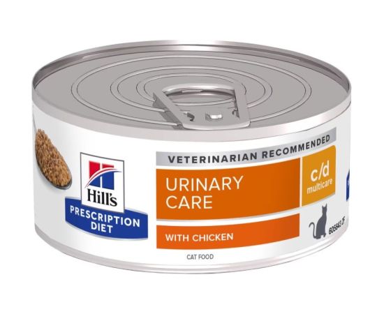 HILL'S Feline c/d Urinary Care Stew with Chicken - wet cat food - 82 g Kaķu konservi