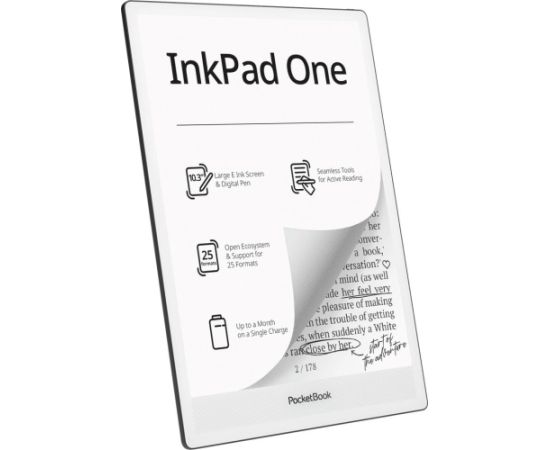 PocketBook InkPad One 1030 10.3" E-ink Mobius 32GB Wi-Fi E-reader – Matte Black Электронные книги
