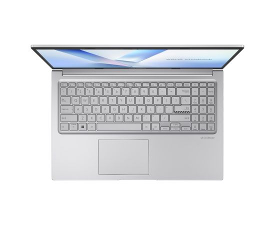 ASUS Vivobook 15 X1504VA-BQ4292 Core 5 120U 15.6"FHD IPS-level Panel 60Hz 250nits AG 16GB DDR5 SSD512 Intel Graphics WLAN+BT Cam 720p 42WHrs NoOS Cool Silver Portatīvie datori