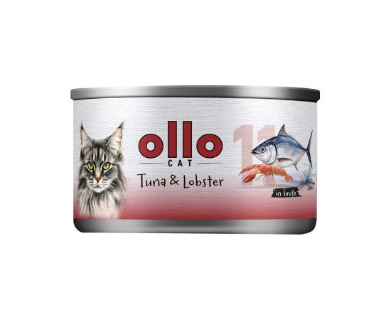 Ollo Tuna with Lobster in Broth Nr 11 70g Консервы кошек