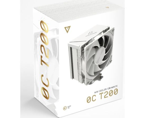 MODECOM Volcano 0C T200 Processor Air cooler 12 cm White Охлаждение процессора