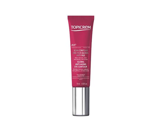 Topicrem AH3 Global Anti-Aging Eye Contour - Oční krém proti vráskám 15ml Ķermeņa kosmētika