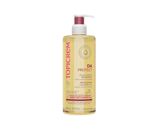 Topicrem DA Protect Replenishing Cleansing Oil - Obnovující sprchový olej 500ml Косметика для тела